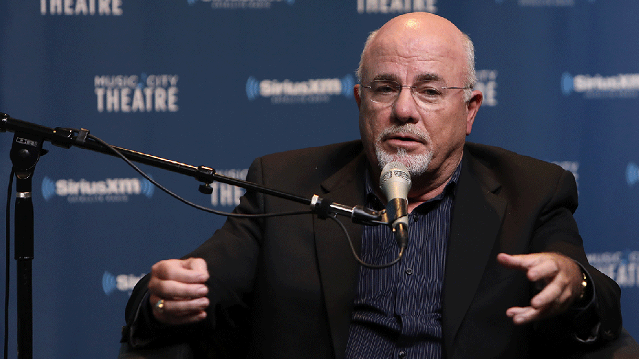 Dave Ramsey speaking in a radio studio