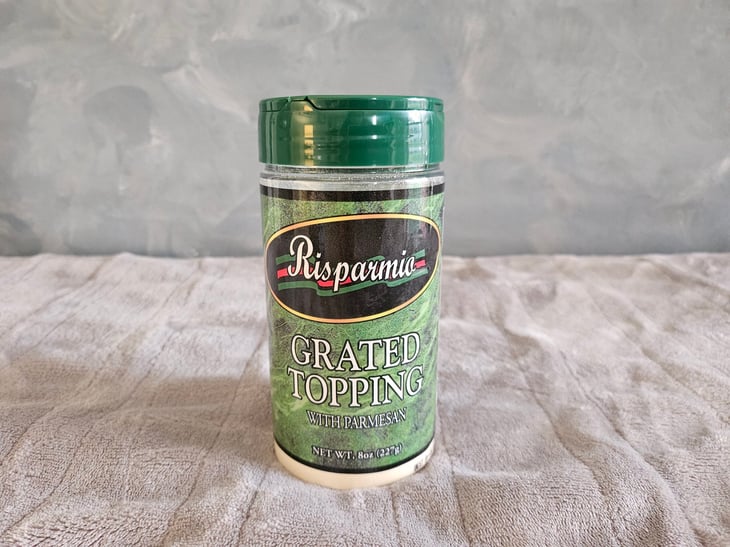 Parmesan from Dollar Tree