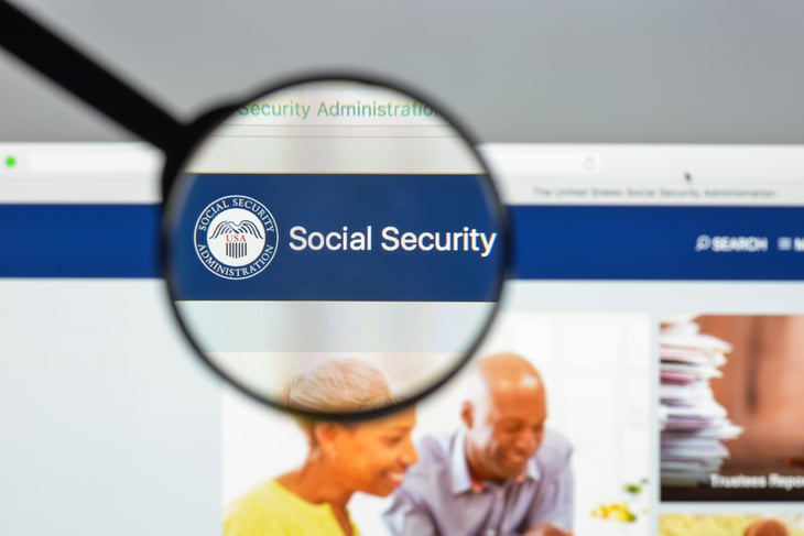 Social Security website
