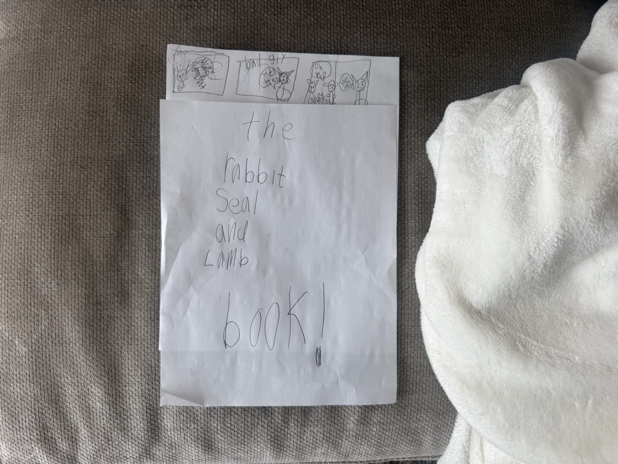 children following in their parent's career footsteps, a book my 6-year old daughter was working on
